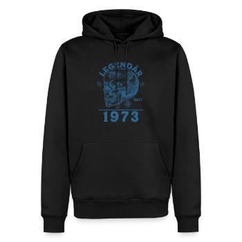 Geburtstag Legendär Seit 1973 Geschenk - Männer Premium Bio Hoodie - Schwarz - Vorne - Nico (187cm)