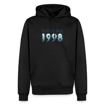 Edition Limitée 1998 Graffiti - Sweat à capuche Premium bio Homme - noir - Devant - Nico (187cm)