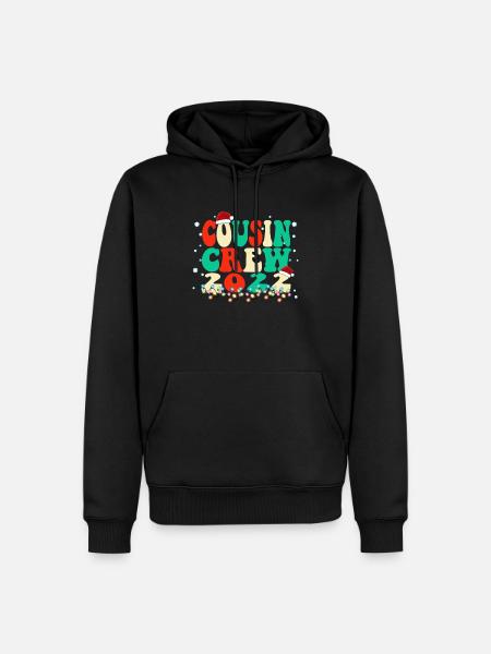 Sød fætter-kusine-jul - Fætre og kusiner matchende paja - Herre Premium økologisk hoodie - sort