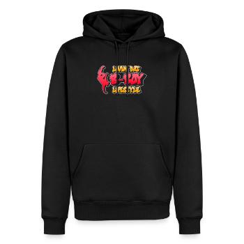 Livin' Dat B-Boy Lifestyle - Breakdance Hip Hop - Männer Premium Bio Hoodie - Schwarz - Vorne - Nico (187cm)