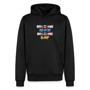 Breakdancing Breakdancer Break Dance Hip Hop - Männer Premium Bio Hoodie - Schwarz - Vorne - Nico (187cm)
