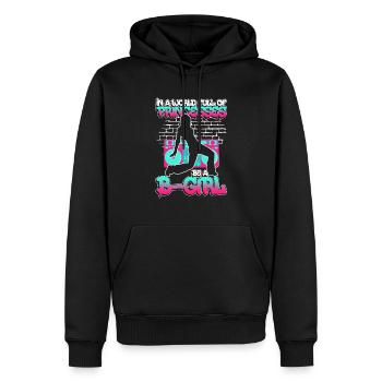 Breakdance BBoy Breakdancer Break Dance Hip Hop - Sweat à capuche Premium bio Homme - noir - Devant - Nico (187cm)