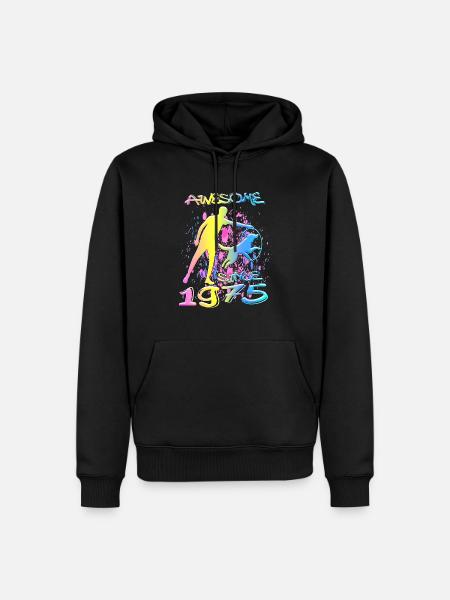 Awesome since 1975. Agility, Hundetraining - Men’s Premium Organic Hoodie - black