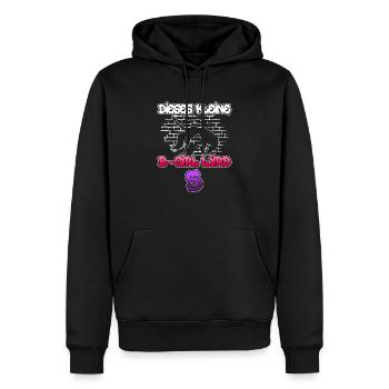 Dieses Kleine B-Girl Wird 5 - Breakdance - Männer Premium Bio Hoodie - Schwarz - Vorne - Nico (187cm)