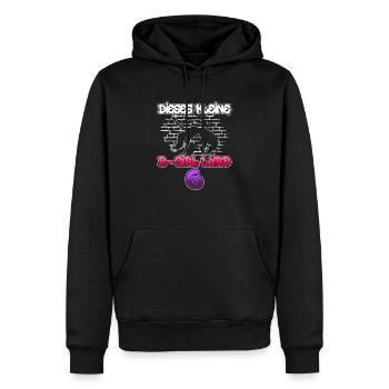 Dieses Kleine B-Girl Wird 6 - Breakdance - Männer Premium Bio Hoodie - Schwarz - Vorne - Nico (187cm)