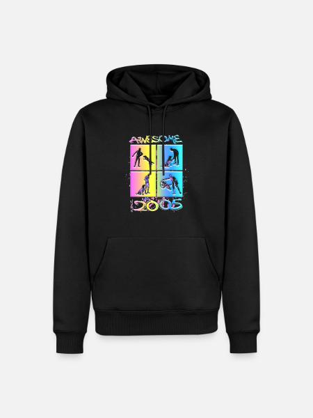 Awesome since 2005. Agility, Hundetraining - Men’s Premium Organic Hoodie - black
