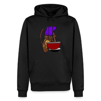 Cat Making Biscuits Meme Cat Making Biscuits - Men’s Premium Organic Hoodie - black - Front - Nico (187cm)