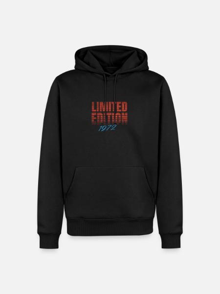 Edition Limitée 1972 Millésime - Sweat à capuche Premium bio Homme - noir