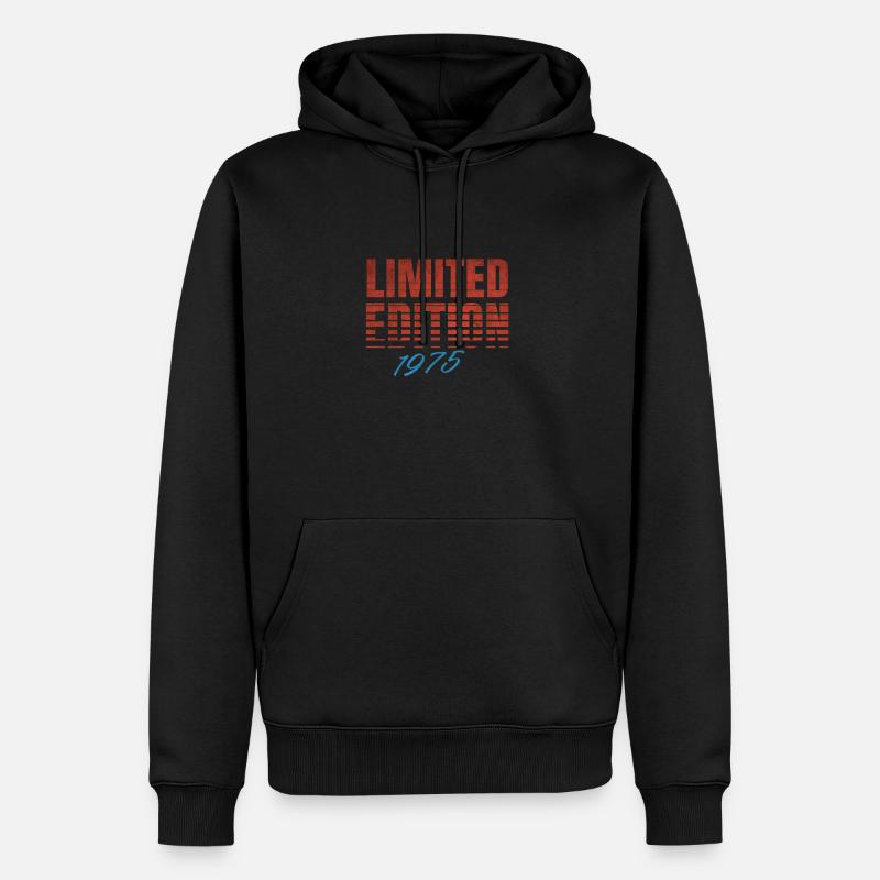 Edition Limitée 1975 Millésime - Sweat à capuche Premium bio Homme - noir