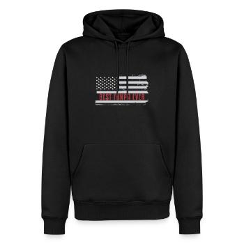 Bester Funpa Aller Zeiten Opa Daddy Vatertag - Männer Premium Bio Hoodie - Schwarz - Vorne - Nico (187cm)