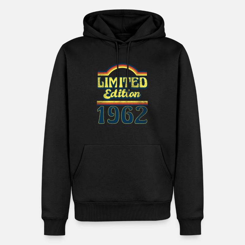 Edition Limitée 1962 Millésime - Sweat à capuche Premium bio Homme - noir