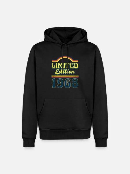 Edition Limitée 1968 Millésime - Sweat à capuche Premium bio Homme - noir