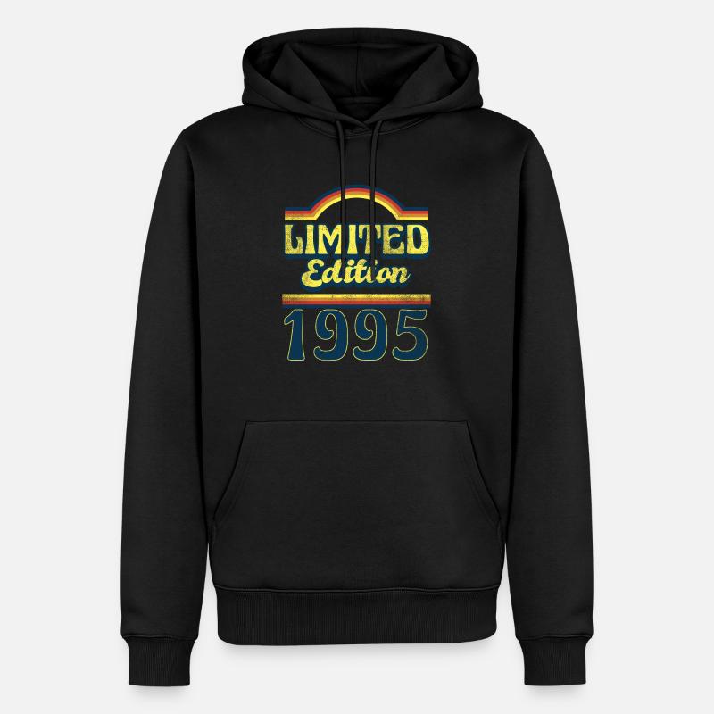 Edition Limitée Millésime 1995 - Sweat à capuche Premium bio Homme - noir