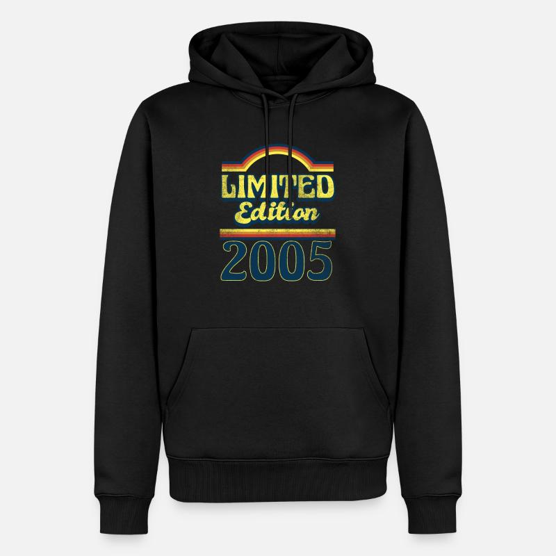 Édition Limitée 2005 Millésime - Sweat à capuche Premium bio Homme - noir