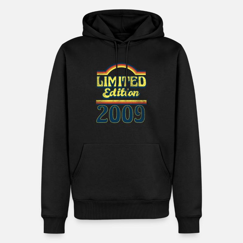 Édition Limitée Millésime 2009 - Sweat à capuche Premium bio Homme - noir