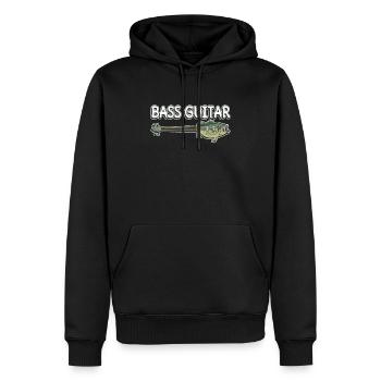 Bassgitarre - Bassgitarre Gitarrist Bass Spieler - Männer Premium Bio Hoodie - Schwarz - Vorne - Nico (187cm)