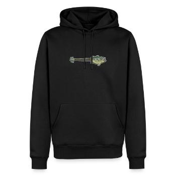 Bassgitarre - Bassgitarre Gitarrist Bass Spieler - Männer Premium Bio Hoodie - Schwarz - Vorne - Nico (187cm)