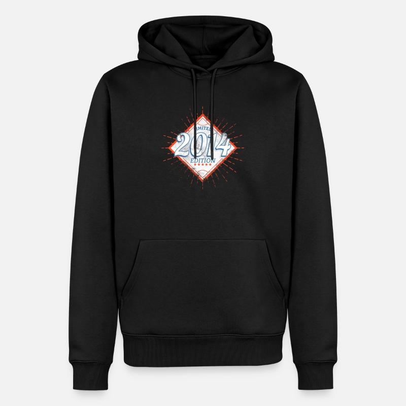 Édition Limitée Millésime 2014 - Sweat à capuche Premium bio Homme - noir