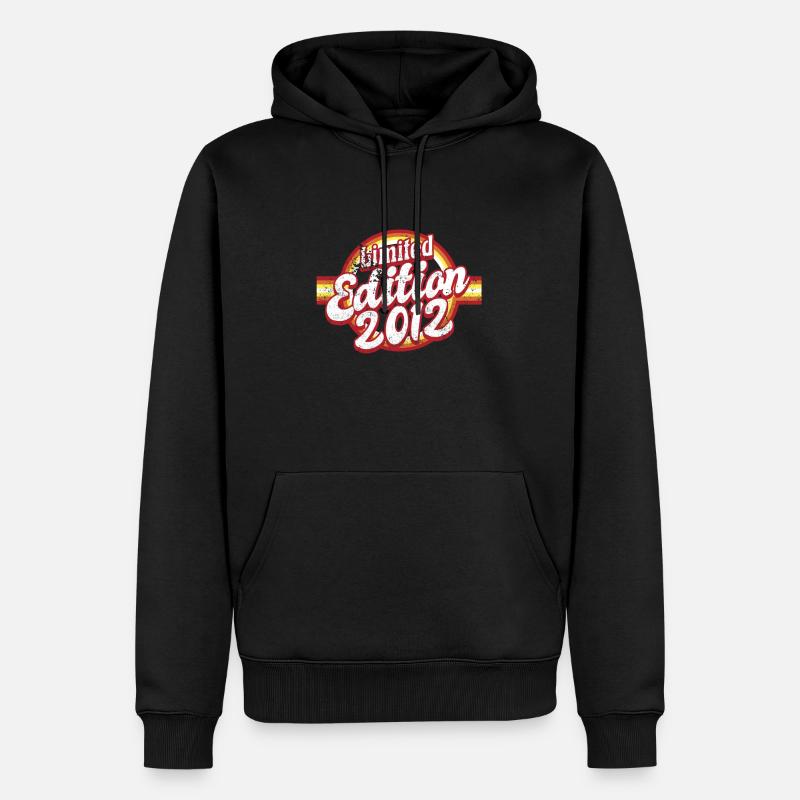 Edition Limitée Millésime 2012 - Sweat à capuche Premium bio Homme - noir