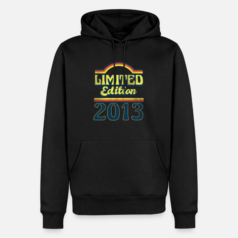 Edition Limitée Millésime 2013 - Sweat à capuche Premium bio Homme - noir
