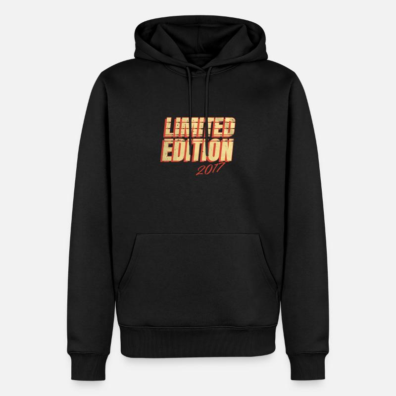 Edition Limitée Millésime 2017 - Sweat à capuche Premium bio Homme - noir