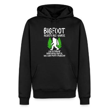 Bigfoot Party fournit une infirmière Bigfoot - Sweat à capuche Premium bio Homme - noir - Devant - Nico (187cm)
