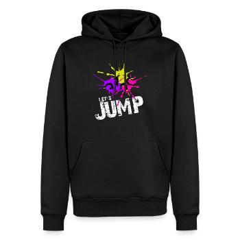Gymnastik Turnen und Trampolin Akrobatik Sport - Männer Premium Bio Hoodie - Schwarz - Vorne - Nico (187cm)