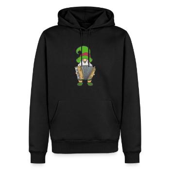 Weihnachtswichtel Akkordeon - Akkordeonspieler - Männer Premium Bio Hoodie - Schwarz - Vorne - Nico (187cm)