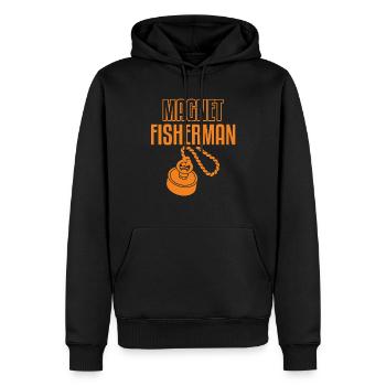 Magnetfischer Magnetangeln Schatzsuche - Männer Premium Bio Hoodie - Schwarz - Vorne - Nico (187cm)