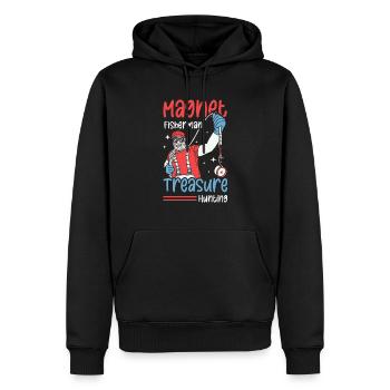 Magnetfischer Magnetangeln Schatzsuche - Männer Premium Bio Hoodie - Schwarz - Vorne - Nico (187cm)