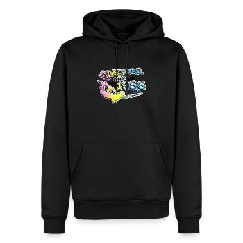 Awesome since 1966. Wakeboard Lifestyle Vintage - Männer Premium Bio Hoodie - Schwarz - Vorne - Nico (187cm)