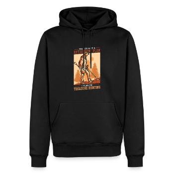 Metaldetektor Schatzsucher Schatzsuche - Männer Premium Bio Hoodie - Schwarz - Vorne - Nico (187cm)