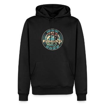 Awesome since 2022. Angel, Angler Geburtstag - Männer Premium Bio Hoodie - Schwarz - Vorne - Nico (187cm)