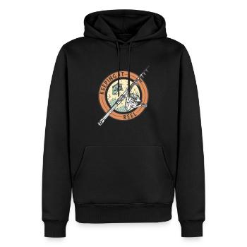 Keeping it reel Angelrute Keeping it reel Angelrut - Männer Premium Bio Hoodie - Schwarz - Vorne - Nico (187cm)