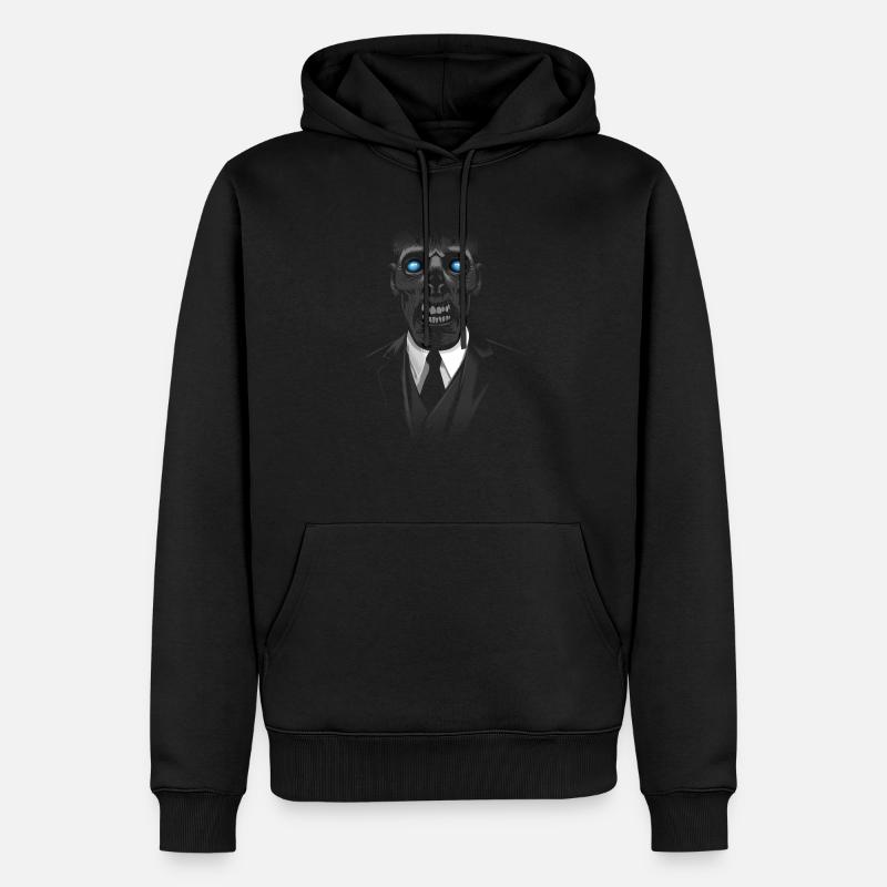 Zombie élégant - Sweat à capuche Premium bio Homme - noir