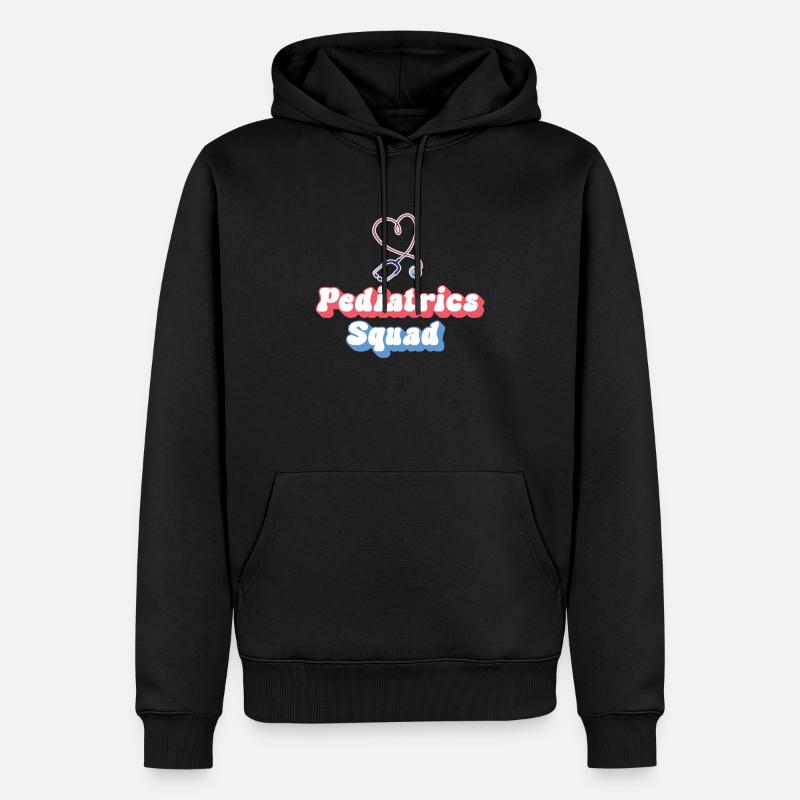 Kinder Krankenschwester Säugling Pädiatrie - Männer Premium Bio Hoodie - Schwarz