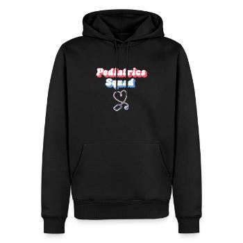 Enfants Infirmière Pédiatrie infantile - Sweat à capuche Premium bio Homme - noir - Devant - Nico (187cm)