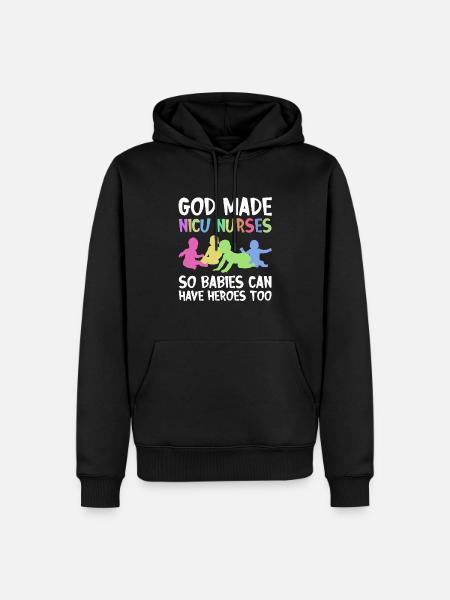 Kinder Krankenschwester Säugling Pädiatrie - Männer Premium Bio Hoodie - Schwarz