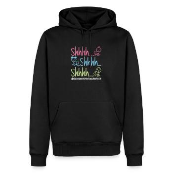 Neugeborenen Fotograf Baby Fotografie Spruch - Männer Premium Bio Hoodie - Schwarz - Vorne - Nico (187cm)
