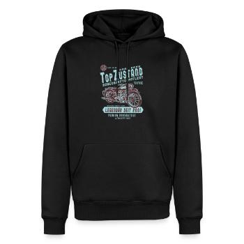 2001 Biker Top Zustand, Legendär, Legende, Bike, - Männer Premium Bio Hoodie - Schwarz - Vorne - Nico (187cm)