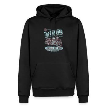 2007 Biker Top Zustand, Legendär, Legende, Bike, - Männer Premium Bio Hoodie - Schwarz - Vorne - Nico (187cm)