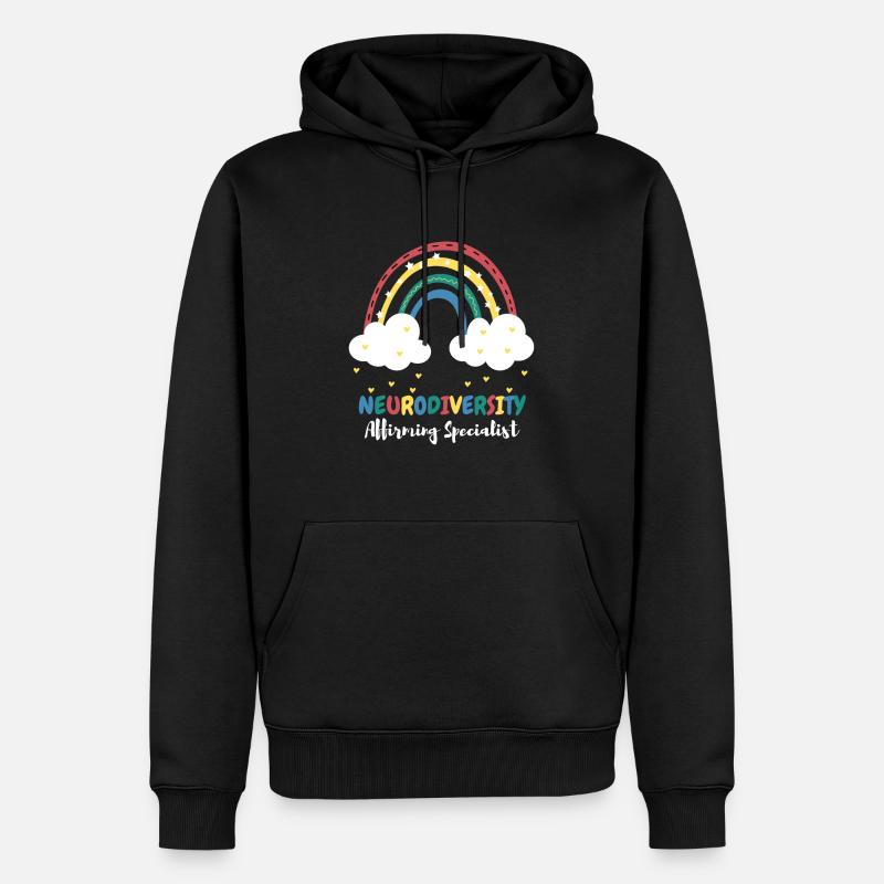 Spécialiste de l’affirmation de la neurodiversité - Sweat à capuche Premium bio Homme - noir