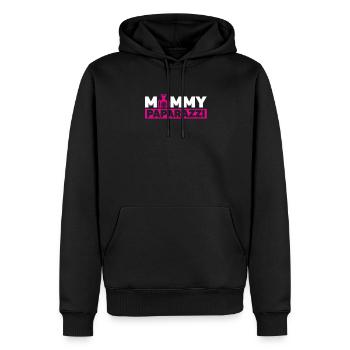 Grossesse Photographie Photographe Enceinte - Sweat à capuche Premium bio Homme - noir - Devant - Nico (187cm)