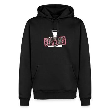 Babybauch Schwangerschaft Fotografin Fotografie - Männer Premium Bio Hoodie - Schwarz - Vorne - Nico (187cm)