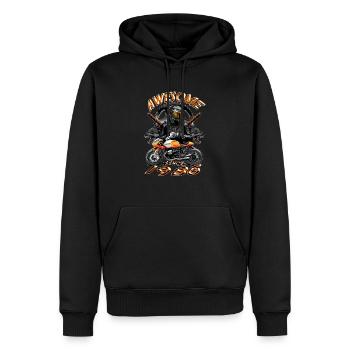 Awesome since 1986, Biker Geburtstag - Männer Premium Bio Hoodie - Schwarz - Vorne - Nico (187cm)