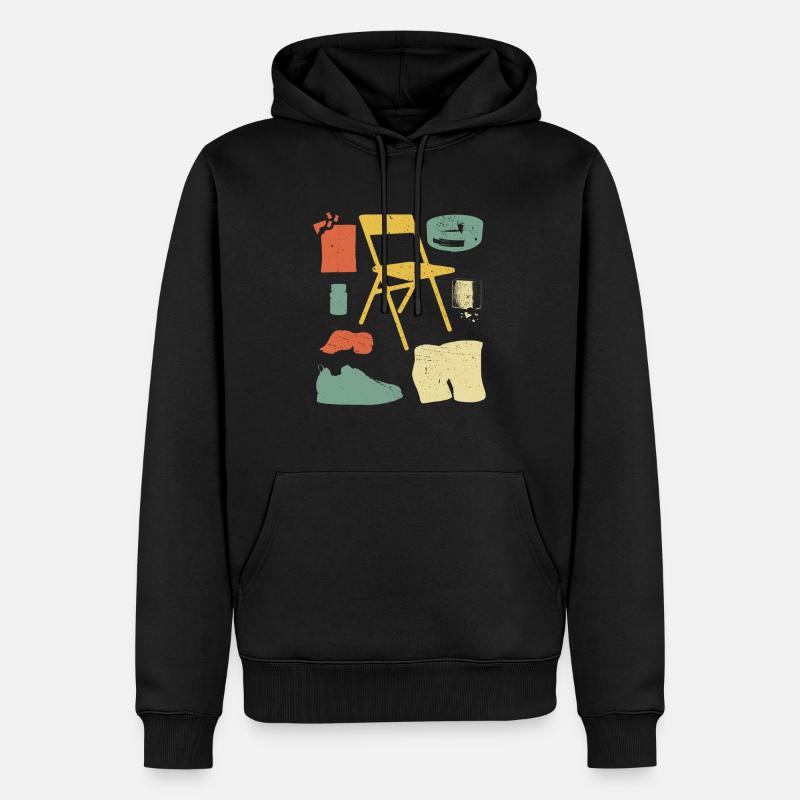 Just Powerlifting Things - Männer Premium Bio Hoodie - Schwarz