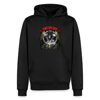 Awesome since 1973, Biker Geburtstag - Männer Premium Bio Hoodie - Schwarz - Vorne - Nico (187cm)