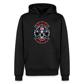 Awesome since 1973, Biker Geburtstag - Männer Premium Bio Hoodie - Schwarz - Vorne - Nico (187cm)
