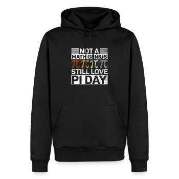Lustiger Mathelehrer zum Pi Day Mathe Geek - Männer Premium Bio Hoodie - Schwarz - Vorne - Nico (187cm)