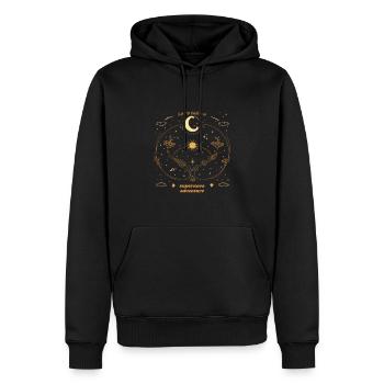 Let's Take A Supernova Adventure Astronomy - Men’s Premium Organic Hoodie - black - Front - Nico (187cm)